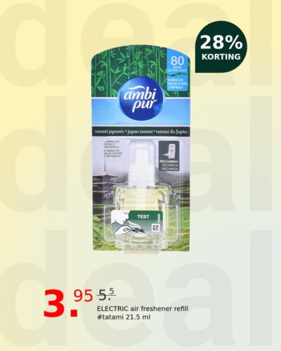 ELECTRIC air freshener refill #tatami 21.5 ml