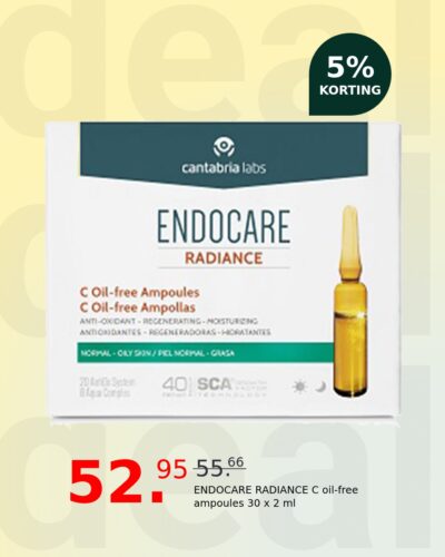ENDOCARE RADIANCE C oil-free ampoules 30 x 2 ml