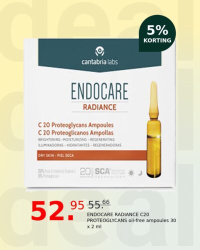 ENDOCARE RADIANCE C20 PROTEOGLYCANS oil-free ampoules 30 x 2 ml