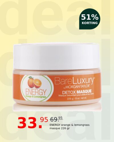 ENERGY orange & lemongrass masque 226 gr