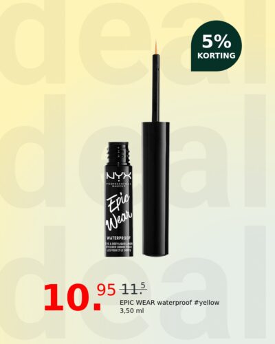 EPIC WEAR waterproof #yellow 3,50 ml