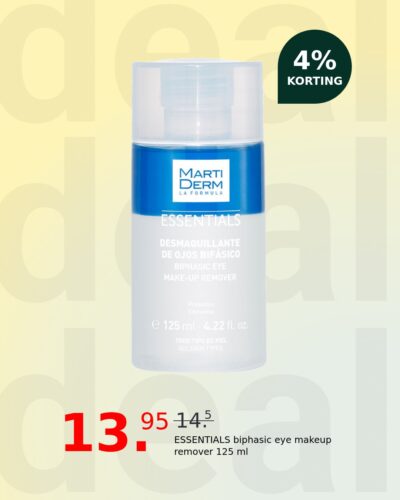 ESSENTIALS biphasic eye makeup remover 125 ml