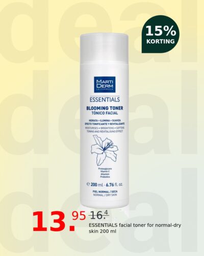 ESSENTIALS facial toner for normal-dry skin 200 ml