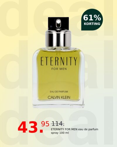 ETERNITY FOR MEN eau de parfum spray 100 ml