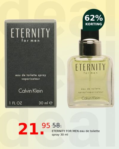 ETERNITY FOR MEN eau de toilette spray 30 ml