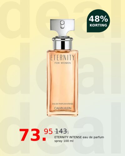 ETERNITY INTENSE eau de parfum spray 100 ml