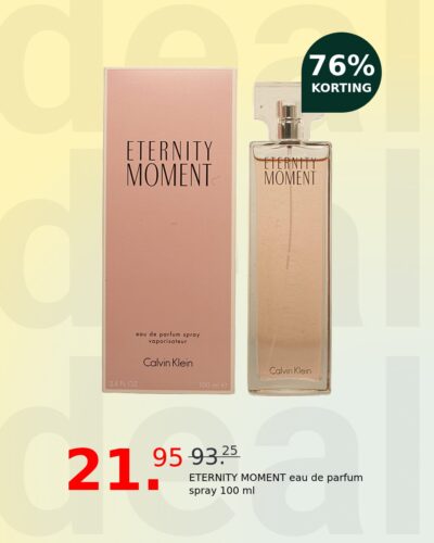 ETERNITY MOMENT eau de parfum spray 100 ml