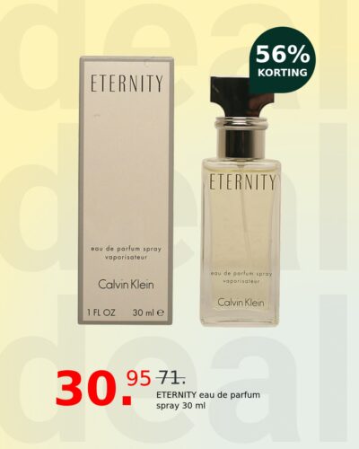 ETERNITY eau de parfum spray 30 ml