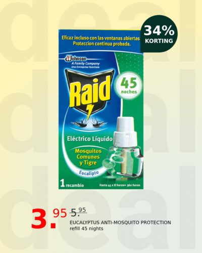 EUCALYPTUS ANTI-MOSQUITO PROTECTION refill 45 nights