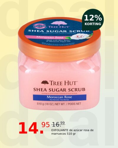 EXFOLIANTE de azúcar rosa de marruecos 510 gr