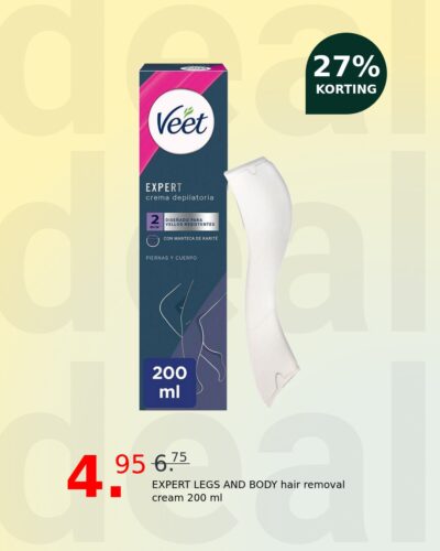 EXPERT LEGS AND BODY hair removal cream 200 ml