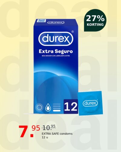 EXTRA SAFE condoms 12 u