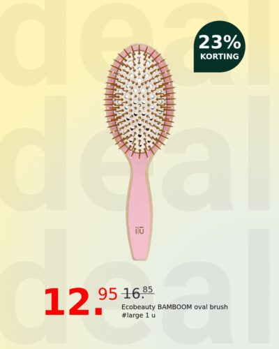 Ecobeauty BAMBOOM oval brush #large 1 u