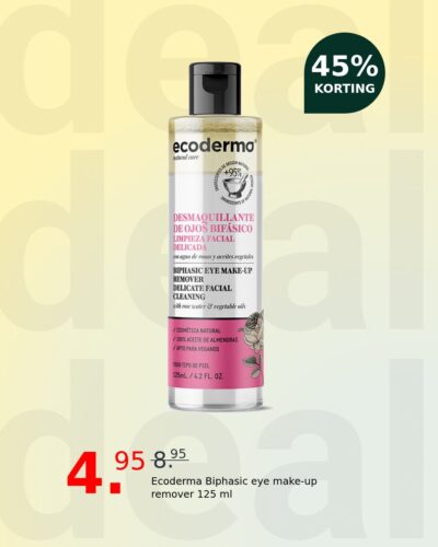 Ecoderma Biphasic eye make-up remover 125 ml