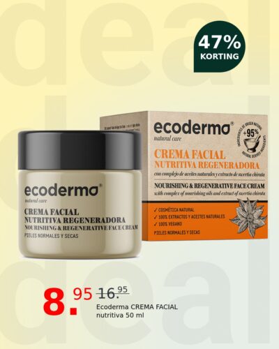 Ecoderma CREMA FACIAL nutritiva 50 ml