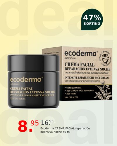 Ecoderma CREMA FACIAL reparación intensiva noche 50 ml