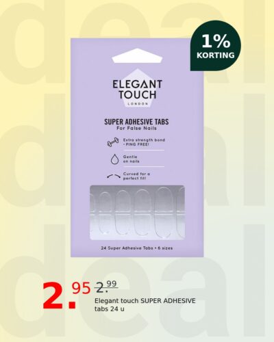 Elegant touch SUPER ADHESIVE tabs 24 u