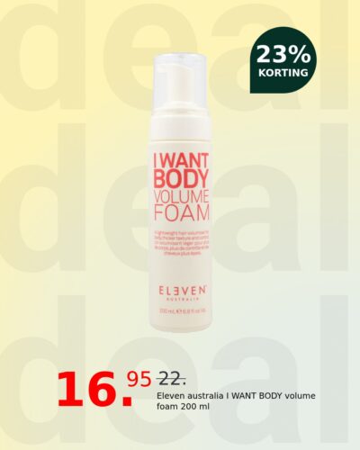 Eleven australia I WANT BODY volume foam 200 ml