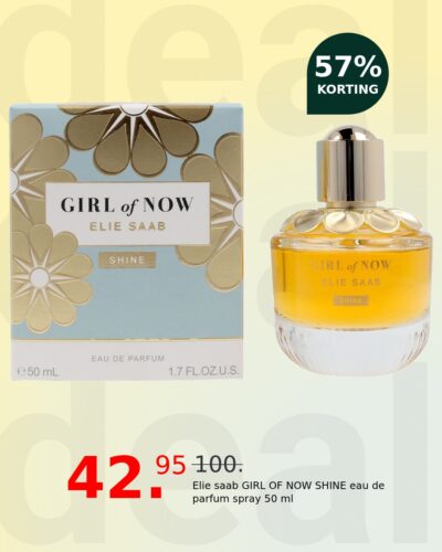 Elie saab GIRL OF NOW SHINE eau de parfum spray 50 ml