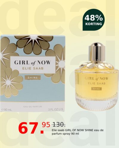 Elie saab GIRL OF NOW SHINE eau de parfum spray 90 ml