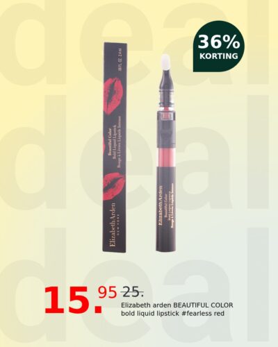 Elizabeth arden BEAUTIFUL COLOR bold liquid lipstick #fearless red