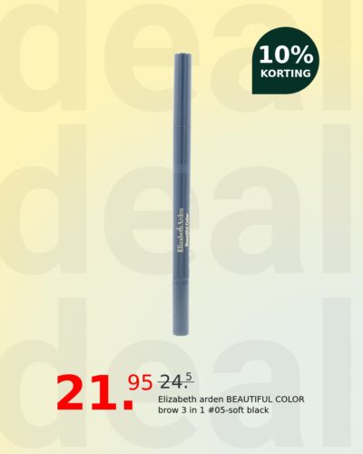 Elizabeth arden BEAUTIFUL COLOR brow 3 in 1 #05-soft black