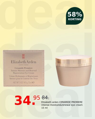 Elizabeth arden CERAMIDE PREMIERE intense moisture&renewal eye cream 15 ml
