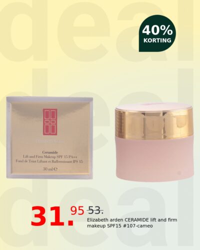 Elizabeth arden CERAMIDE lift and firm makeup SPF15 #107-cameo