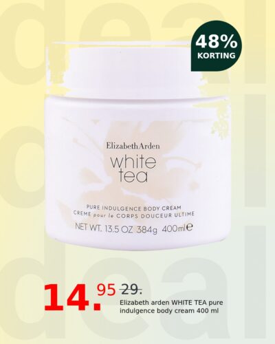Elizabeth arden WHITE TEA pure indulgence body cream 400 ml