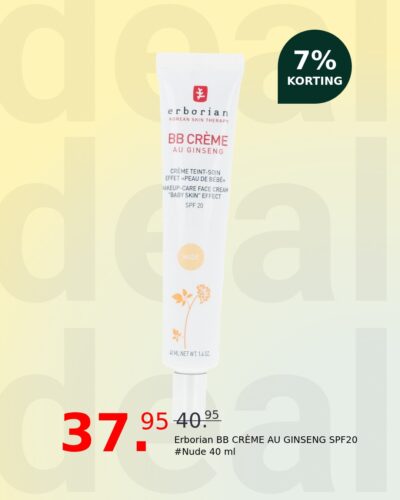 Erborian BB CRÈME AU GINSENG SPF20 #Nude 40 ml