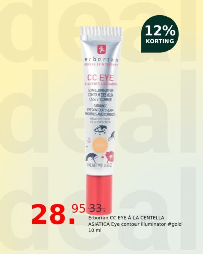 Erborian CC EYE À LA CENTELLA ASIATICA Eye contour illuminator #gold 10 ml