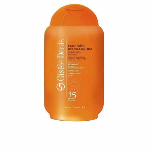 Gisele denis EMULSIÓN BRONCEADORA sunscreen lotion SPF15 200 ml