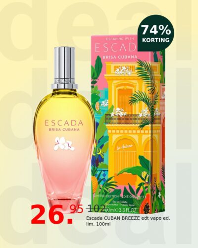 Escada CUBAN BREEZE edt vapo ed. lim. 100ml
