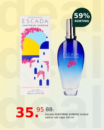 Escada SANTORINI SUNRISE limited edition edt vapo 100 ml