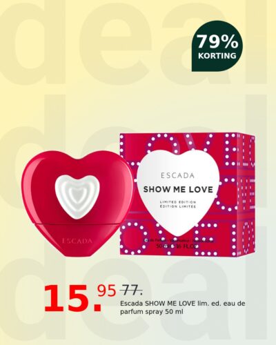 Escada SHOW ME LOVE lim. ed. eau de parfum spray 50 ml