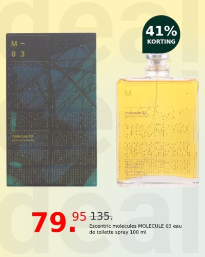 Escentric molecules MOLECULE 03 eau de toilette spray 100 ml