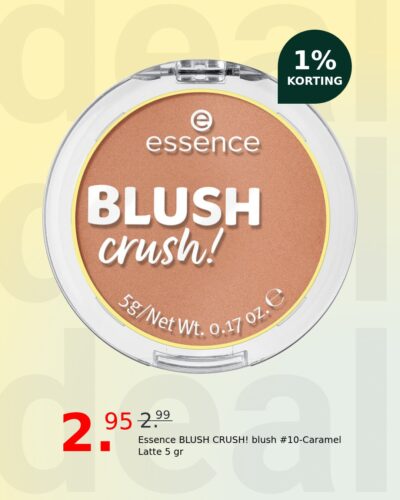 Essence BLUSH CRUSH! blush #10-Caramel Latte 5 gr