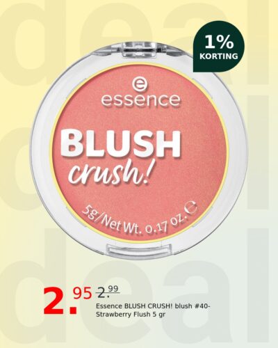 Essence BLUSH CRUSH! blush #40-Strawberry Flush 5 gr