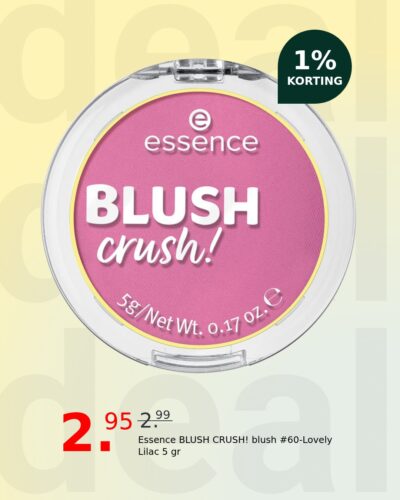 Essence BLUSH CRUSH! blush #60-Lovely Lilac 5 gr