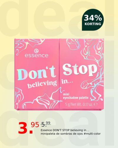Essence DON'T STOP believing in… minipaleta de sombras de ojos #multi-color