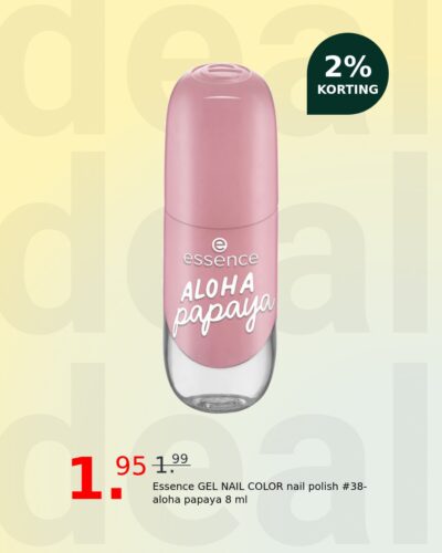 Essence GEL NAIL COLOR nail polish #38-aloha papaya 8 ml