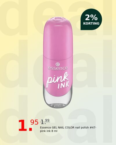 Essence GEL NAIL COLOR nail polish #47-pink ink 8 ml