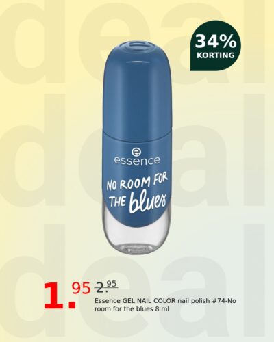 Essence GEL NAIL COLOR nail polish #74-No room for the blues 8 ml