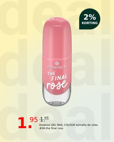 Essence GEL NAIL COLOUR esmalte de uñas #08-the final rose
