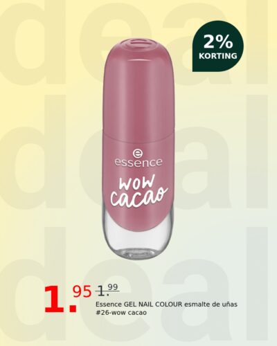 Essence GEL NAIL COLOUR esmalte de uñas #26-wow cacao