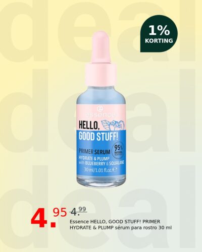 Essence HELLO, GOOD STUFF! PRIMER HYDRATE & PLUMP sérum para rostro 30 ml