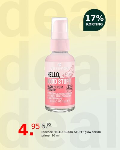 Essence HELLO, GOOD STUFF! glow serum primer 30 ml