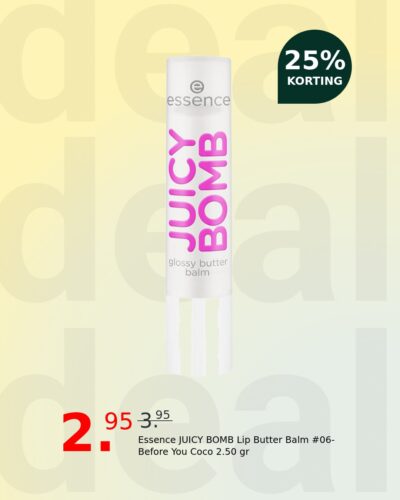 Essence JUICY BOMB Lip Butter Balm #06-Before You Coco 2.50 gr