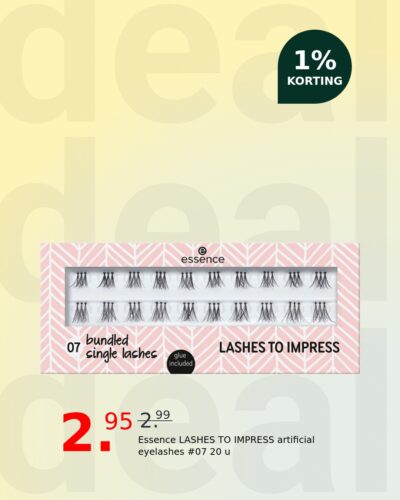 Essence LASHES TO IMPRESS artificial eyelashes #07 20 u