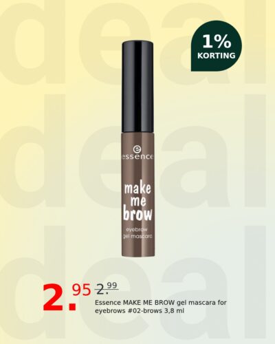 Essence MAKE ME BROW gel mascara for eyebrows #02-brows 3,8 ml